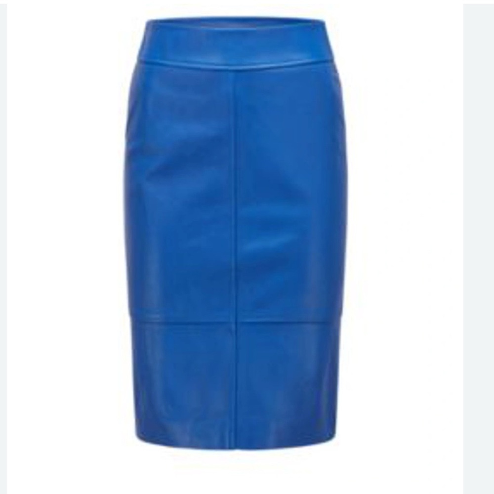Hugo Boss Vibrant Blue Pencil Skirt
